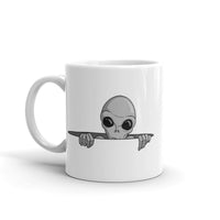 Alien Portal White glossy mug