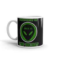 Property of Area 51 White glossy mug