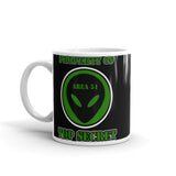 Property of Area 51 White glossy mug