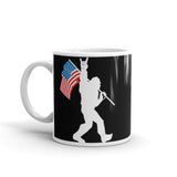 Bigfoot Rocks (USA) White glossy mug