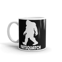 Fatsquatch White glossy mug