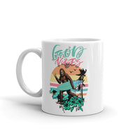 Good Vibes White glossy mug