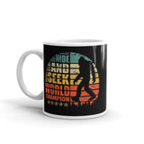 Hide and Seek World Champion White glossy mug