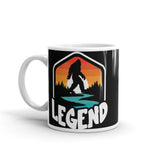 Bigfoot Legend White glossy mug