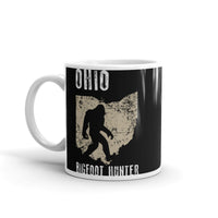 Ohio Bigfoot Hunter 2 White glossy mug