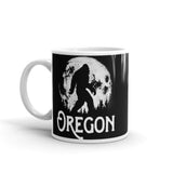 Bigfoot Oregon White glossy mug