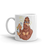 High Bigfoot White glossy mug