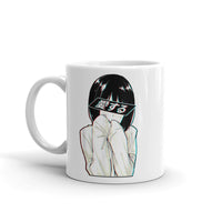 Sad Anime Girl White glossy mug
