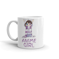 Anime Girl White glossy mug