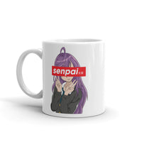 Senpai 2 White glossy mug