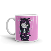 Senpai 3 White glossy mug