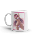 Sexy Waifu White glossy mug