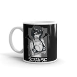 Waifu Material 2 White glossy mug