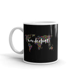 Wanderlust White glossy mug