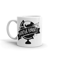 World Tour White glossy mug