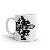 World Traveler White glossy mug