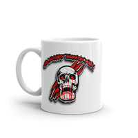 The Bloody Horror Punx Logo White glossy mug