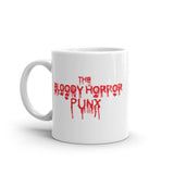 The Bloody Horror Punx (Text 5) White glossy mug