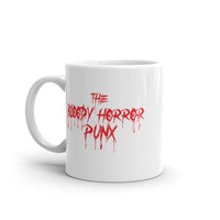 The Bloody Horror Punx (Text 6) White glossy mug