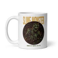 Slime Monster White glossy mug