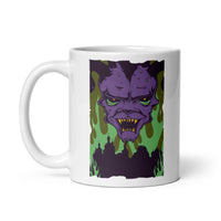 Demon White glossy mug