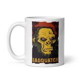 Sasquatch White glossy mug