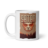 Satan White glossy mug