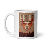 Satan White glossy mug