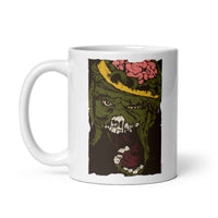 Zombie White glossy mug