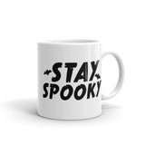 Stay Spooky White glossy mug