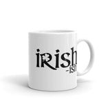 Irish-ish White glossy mug