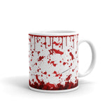 Bloody White glossy mug