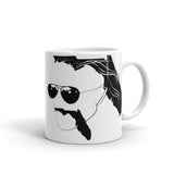 Floridaman Silhouette White glossy mug