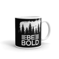 Be Bold White glossy mug