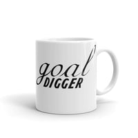 Goal Digger White glossy mug