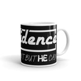 Godfidence White glossy mug