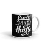 Can't Knock the Hustle White glossy mug