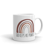 God Keeps His Promises White glossy mug