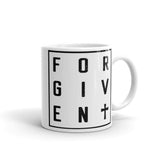 Forgiven White glossy mug