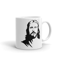 Jesus White glossy mug