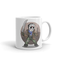 Slasher White glossy mug