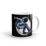 Space Skater White glossy mug