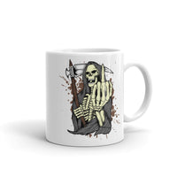 Death White glossy mug