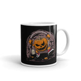 Happy Halloween Pumpkin White glossy mug