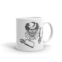 Killer Clown White glossy mug