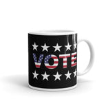 Vote White glossy mug