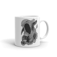 Death Before Decaf White glossy mug