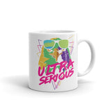 Ultra Serious White glossy mug