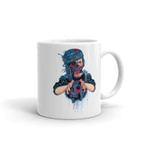 Dead Girl White glossy mug