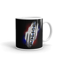 Police Lights White glossy mug